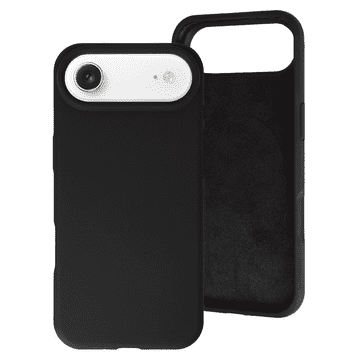 Onasi Silikonska maskica za iPhone 17 Air - mat liquid - crna