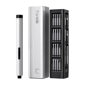 MojPlanet Set električnih odvijača Fanttik E1 Max 3.7V (srebrni)