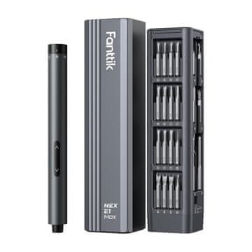 MojPlanet Fanttik E1 Max 3.7V set električnih odvijača (sivi)