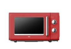 Silva Schneider Mikrovalna pećnica MW-R 25.3, retro, crvena (430033)