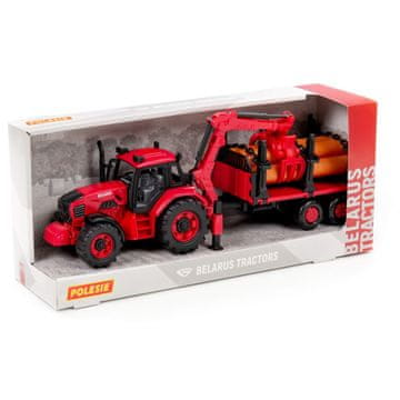 Denis Traktor i prikolica za drva