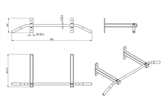 KINETA Zidni set za zgibove