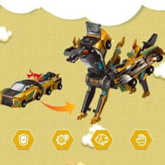 JOJOY® Magnetska igračka automobil-dinosaur za djecu 5–14 godina | ROARWHEEL, zlatna