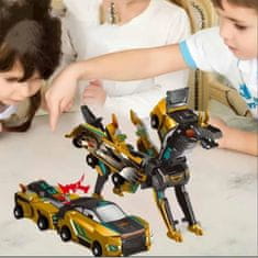 JOJOY® Magnetska igračka automobil-dinosaur za djecu 5–14 godina | ROARWHEEL, zlatna