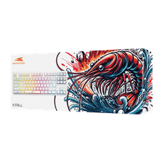 Baracuda Tipkovnica BGK-01114 Krill Bijela / US