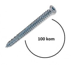DISTYK Turbo Vijci 7,5 x 152 mm (100 kom) – TX30, za beton i zid
