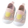 JOJOY® Udobne dječje papuče za hodanje s protukliznim potplatima | MESHSTEPS, roza, 12-18 Months