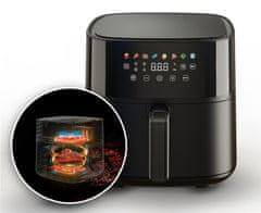 Linea LAFDH-0662 friteza na vrući zrak, 8 l, crna