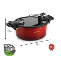 Rosmarino FreshCooker lonac za kuhanje pod tlakom, 3,2 L – 24 cm