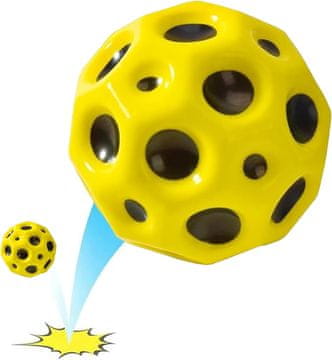 Nikcorp Loptica skočica za super visoko odskakivanje, interaktivna igračka za van, plažu i bazen, poboljšava reflekse, žuta 7 cm