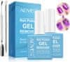 Nikcorp Profesionalni odstranjivač laka za nokte za brzo skidanje trajnog i gel laka, set s rašpicom i alatom, 2x15ml