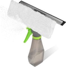 Nikcorp Čistač prozora 3u1 s raspršivačem i brisačem, set za pranje stakla, tuš kabina i ogledala, krpa od mikrofibre