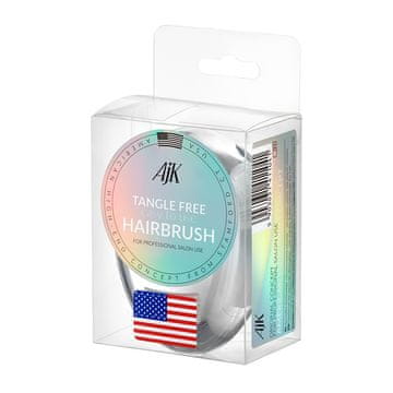 Nikcorp Četka za kosu za tanku, zapetljanu i oštećenu kosu, bezbolno raščešljavanje bez čupanja, za mokru i suhu kosu, srebrna