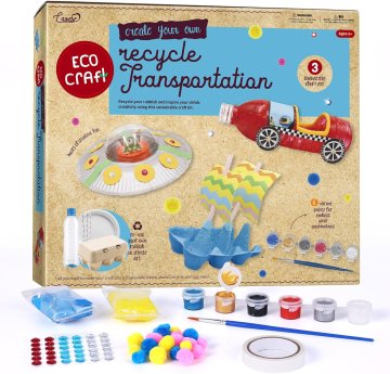 Nikcorp Kreativni set za izradu igračaka DIY, 31 kom, edukativna eko radionica za djecu 4-12 god, razvoj mašte i motorike