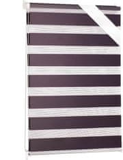 Nikcorp Duo rolo zavjesa za dan i noć, podesiva kontrola svjetla i privatnosti, montaža bez bušenja, poliester, ljubičasta 75x195 cm