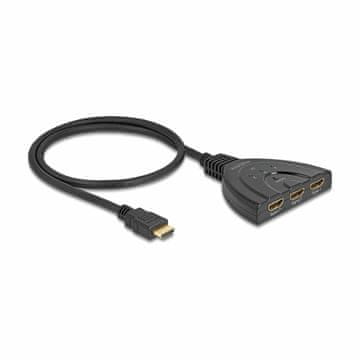Delock HDMI preklopnik jednosmjerni 3x1 8K 60Hz 18649