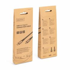 Digitus USB kabel 4.0 C-C 8K 60Hz 100W 3m crni DB-300443-030-S
