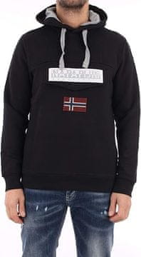 Nikcorp Dječja majica s kapuljačom za udobnost i toplinu, mekana pamučna hudica s klokan džepom za dječake, siva, XXS