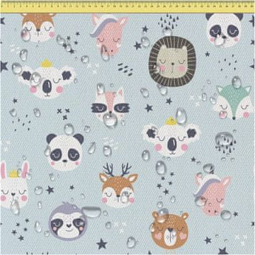 Nikcorp Vodootporno platno Oxford 600D, tkanina za tapeciranje, otporna na UV zrake i trganje, uzorak životinje, 160x200 cm