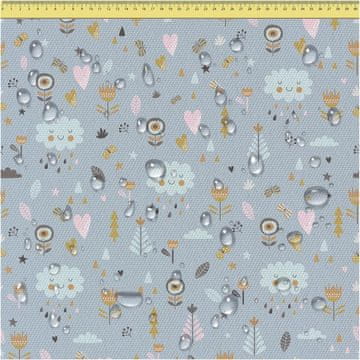 Nikcorp Vodootporno platno Oxford 600D za tapeciranje, otporno na trganje i UV zračenje, za vanjsku i unutarnju upotrebu, sivo 160x200 cm