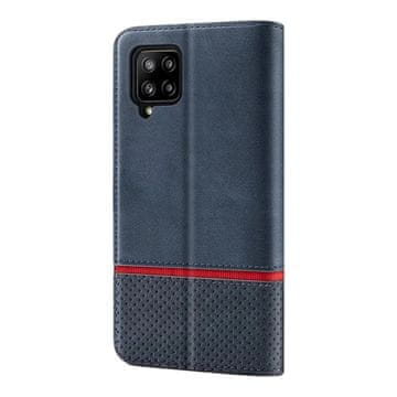 Nikcorp Preklopna torbica za Samsung Galaxy A42 5G, novčanik s utorima za kartice i stalkom, od umjetne kože, tamnoplava