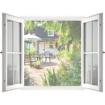 Nikcorp Mreža za prozore protiv komaraca i insekata, samoljepljiva, jednostavna montaža bez bušenja, periva, za sve vrste prozora, bijela, 150x250 cm