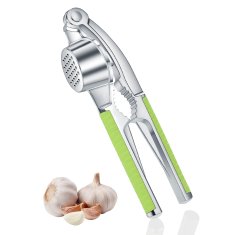 Nikcorp Preša za češnjak od nehrđajućeg čelika, ergonomska, za lako drobljenje, s protukliznom ručkom, periva u perilici posuđa