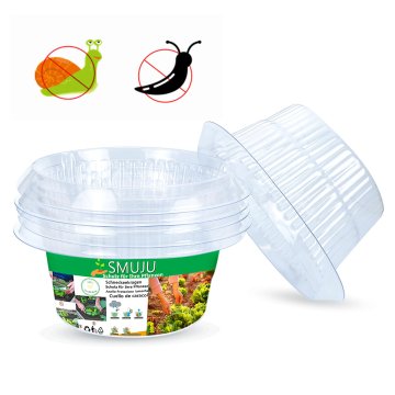 Nikcorp Zaštitni prstenovi protiv puževa 20 kom, ekološka barijera za vrt, zaštita za povrće i cvijeće, PET materijal, Ø 24 cm