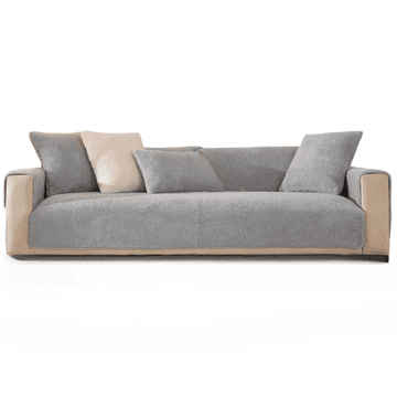 Nikcorp Mekana deka za kauč, protuklizna presvlaka za sofu, višenamjenska zaštitna podloga, periva u perilici, siva, 70x70 cm