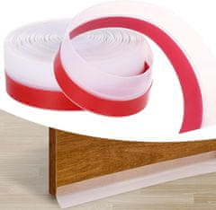 Nikcorp Samoljepljiva brtva za vrata i prozore, silikonska traka za izolaciju od buke, propuha i prašine, prozirna 3,5 cm x 8 m