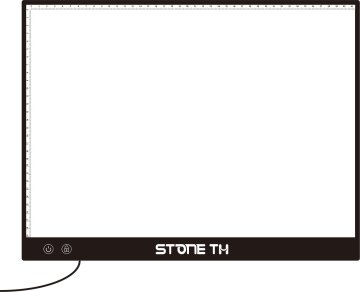 Nikcorp LED svjetleća ploča za crtanje A3, ultra tanka 4mm s 3 razine svjetline, USB podloga za precizno skiciranje i kopiranje