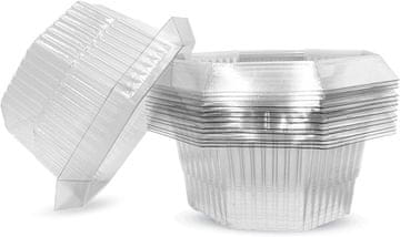 Nikcorp Zaštitne ogrlice protiv puževa za biljke, set 10 komada, zelene i prozirne, ekološka barijera i ušteda vode