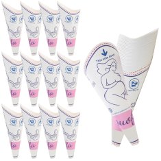 Nikcorp Jednokratni lijevak za uriniranje za žene, 50 kom, vodootporni, higijenski, za putovanja, kampiranje, trudnoću, biorazgradivi