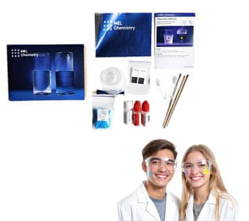 Nikcorp Znanstveni set Mali kemičar, edukativni laboratorij za djecu 10+, eksperimenti s toplinskim efektima, endotermne i egzotermne reakcije