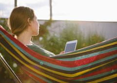 Nikcorp Pamučna viseća mreža za ležanje, za opuštanje u vrtu i kampiranje, izdržljiva i prijenosna, višebojna, 190 x 80 cm