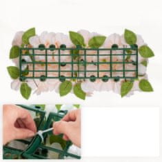 Nikcorp Set umjetnih buketa ruža, 6 komada, realističan izgled za dekoraciju stola, vjenčanja i doma, roza, 52 cm