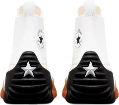 Nikcorp Ženske tenisice s platformom za iznimnu udobnost, visoka sportska obuća s CX pjenom i valovitim potplatom, bijele, 39 EU