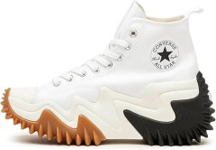 Nikcorp Ženske tenisice s platformom za iznimnu udobnost, visoka sportska obuća s CX pjenom i valovitim potplatom, bijele, 39 EU