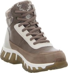 Nikcorp Ženske gležnjače za jesen i zimu, podstavljene i tople, s TEX membranom protiv vlage, vezanje, smeđe