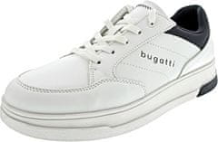 Nikcorp Muške tenisice za cjelodnevnu udobnost, elegantne bijele cipele s fleksibilnim potplatom i elastičnim vezicama, veličina 41 EU