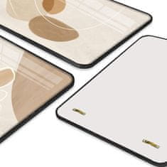 Nikcorp Set od 3 apstraktne slike s PVC okvirom, vodootporne i otporne na prašinu, sjajna zaštitna folija, bež motivi, 60x40 cm