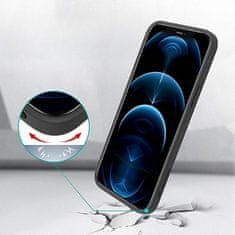 Nikcorp Zaštitna maskica za iPhone 12 Pro Max, kristalno prozirna TPU futrola s podignutim rubovima za zaštitu kamere i ekrana