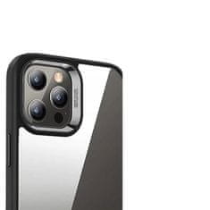 Nikcorp Zaštitna maskica za iPhone 12 Pro Max, kristalno prozirna TPU futrola s podignutim rubovima za zaštitu kamere i ekrana