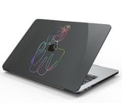 Nikcorp Maska za MacBook Air 13, tvrdo kućište s poklopcem za tipkovnicu, zaštita od ogrebotina i prašine, crna