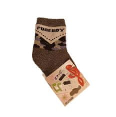 Nikcorp Set od 3 para čarapa za bebe, tople i udobne, pamučne, izdržljive, za dječake, sive, bijele i plave boje