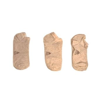 Nikcorp Set 3 para muških stopalica za maksimalnu udobnost, prozračne pamučne čarape za ljeto i sport, bijele, veličina 41-43