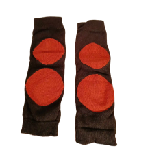 Nikcorp Muški sportski štitnici za trening, 2 para, izdržljivi pamučni materijal za zaštitu od ozljeda, s prednjim ojačanjem, crni