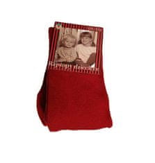 Nikcorp Dječje hulahopke 2 komada, udobne i tople, pamučne i rastezljive za svaki dan, za djevojčice, roze i crvene, 128-134 cm