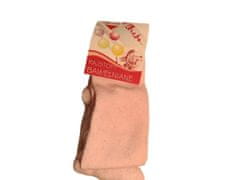 Nikcorp Dječje hulahopke 2 komada, udobne i tople, pamučne i rastezljive za svaki dan, za djevojčice, roze i crvene, 128-134 cm