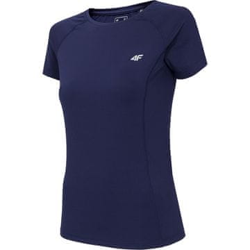 Nikcorp Ženska majica za trening brzo sušeća, za fitness i vježbanje, s 4FDry tehnologijom i reflektirajućim logom, tamnoplava